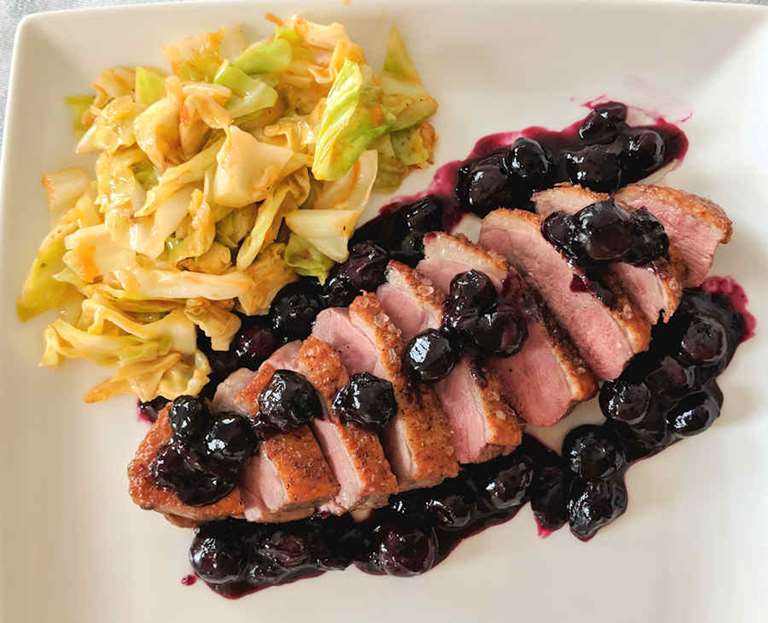 Blueberry Duck | Recipe | Cuisine Fiend